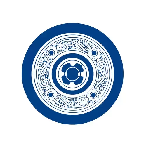 青花瓷圖案插圖素材