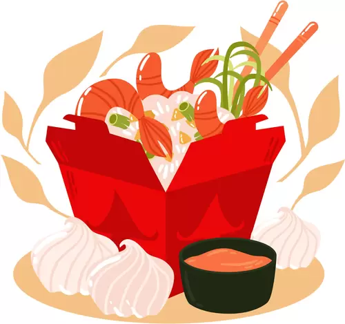 各地美食-蝦插圖