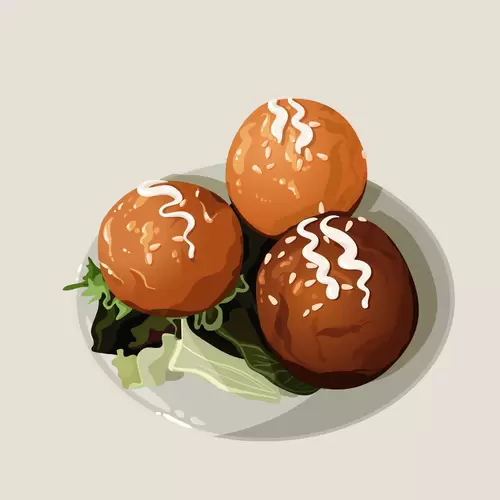 日本美食-章魚燒插圖