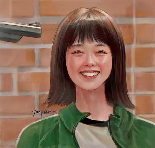 漂亮女孩-堅強插圖
