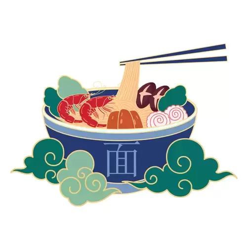 中華美食-拉麵插圖