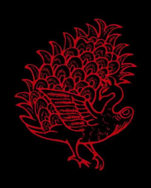 龍鳳圖案插圖