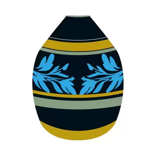 古代陶器紋樣插圖