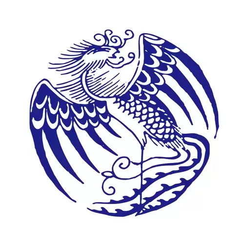青花瓷圖案插圖