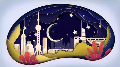 中國城市印象-上海插圖素材
