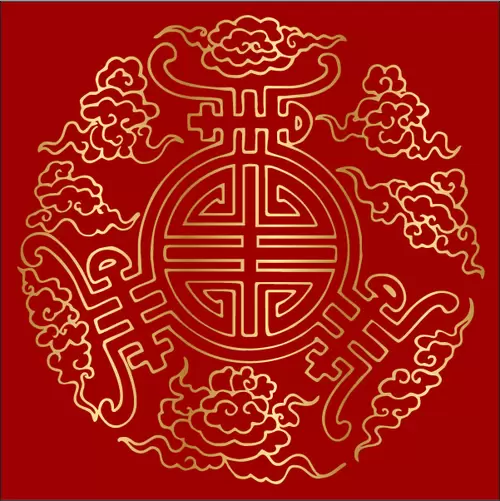 漢字圖案插圖