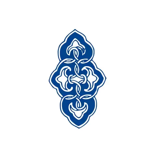 青花瓷圖案插圖