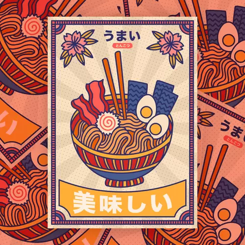 日本美食-拉麵插圖