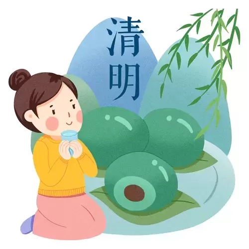 清明節-媽媽的味道插圖素材
