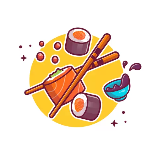 日本美食-壽司插圖