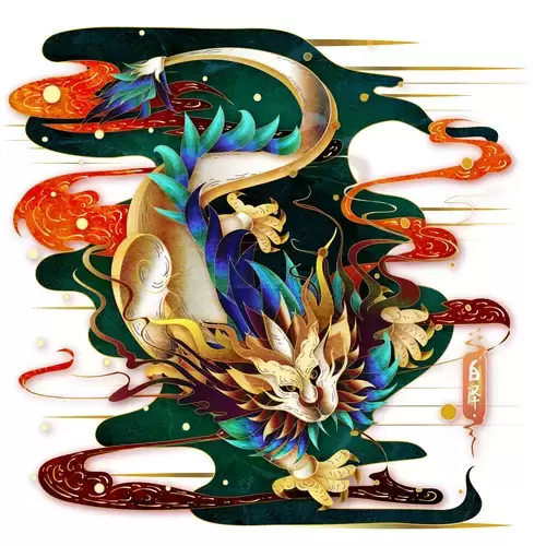 傳說動物-青龍插圖