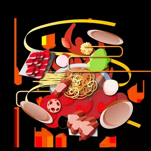 中華美食-串串火鍋插圖