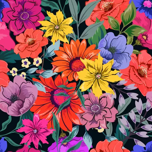 花卉圖案插圖