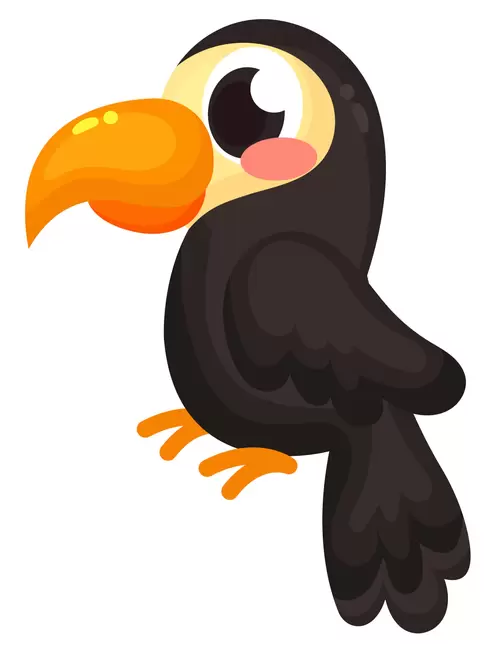 禽類-烏鴉插圖