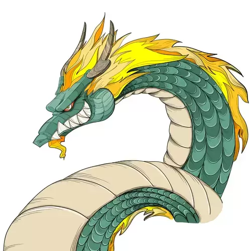 中國龍插圖