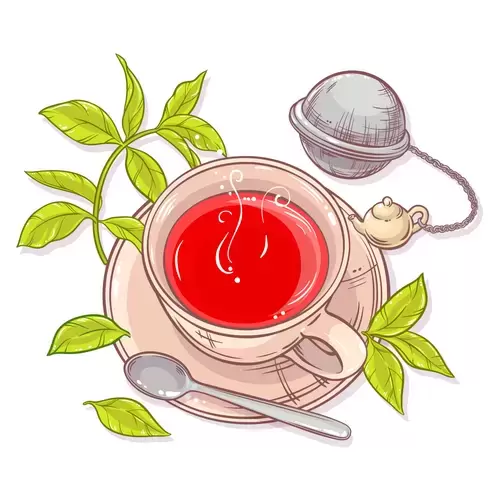 茶具插圖插圖
