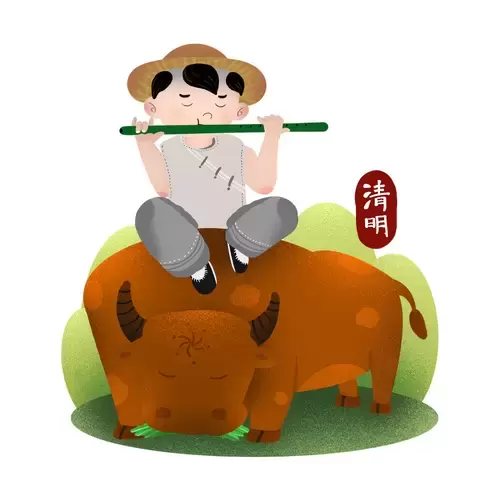 清明節-歌聲悠揚插圖素材