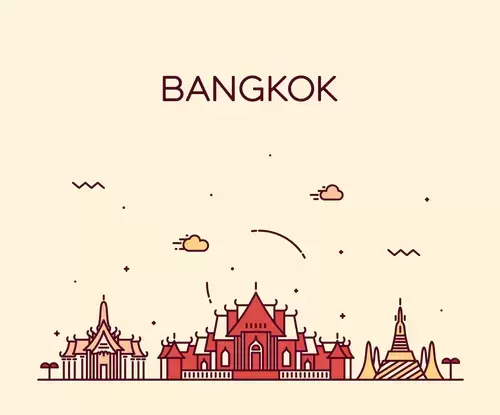 全球城市印象-曼谷插圖