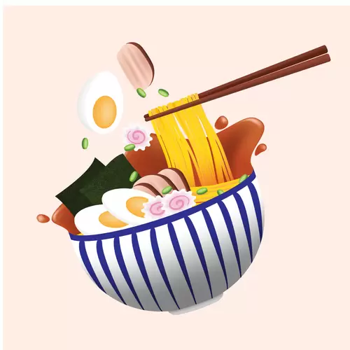 日本美食-拉麵插圖