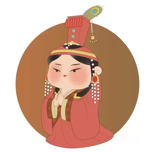 古代仕女插圖