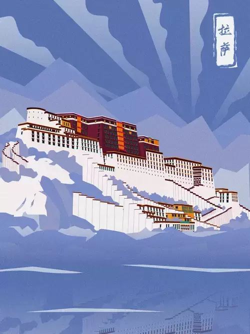 中國著名建築-西藏拉薩插圖