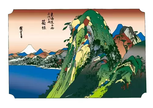 日本浮世繪插圖