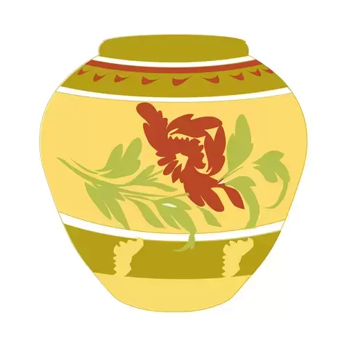 古代陶器紋樣插圖