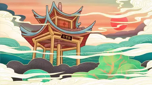 中国著名古建筑-萬里亭插圖