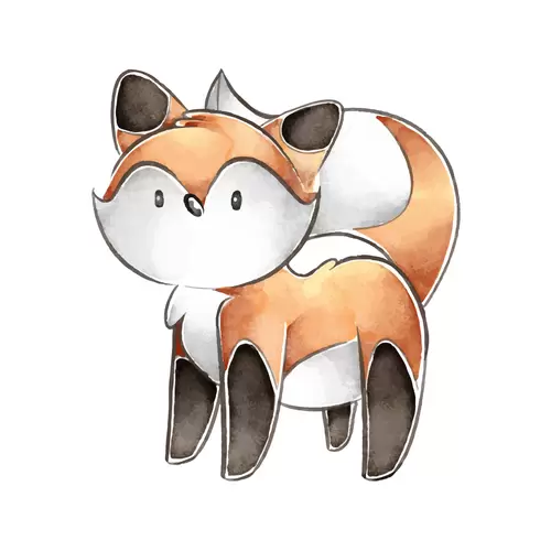 小狐狸-發現插圖
