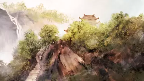 中國古建-山谷樓閣插圖