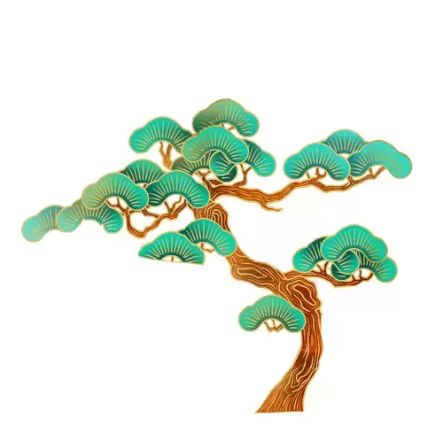 樹插圖插圖素材