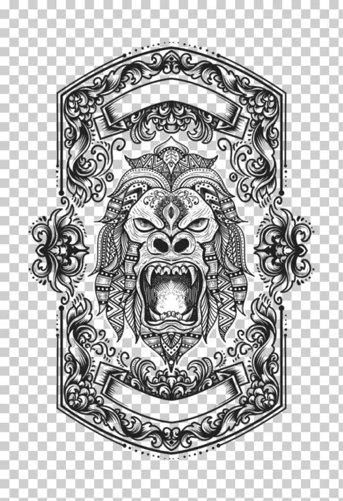 紋身圖案插圖素材
