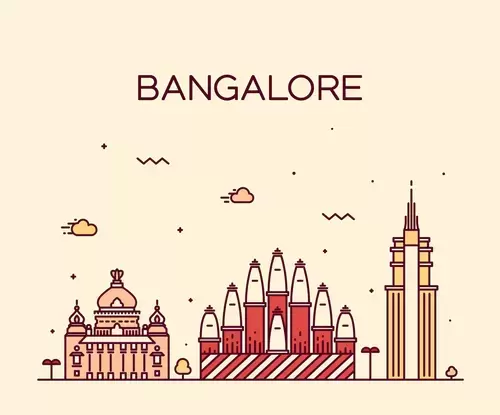 全球城市印象-班加羅爾插圖