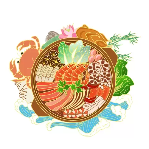 中華美食-砂鍋插圖