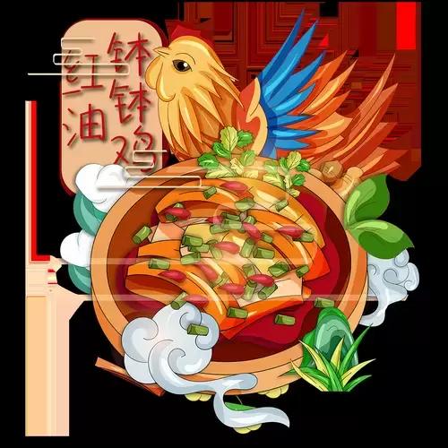 中華美食插圖