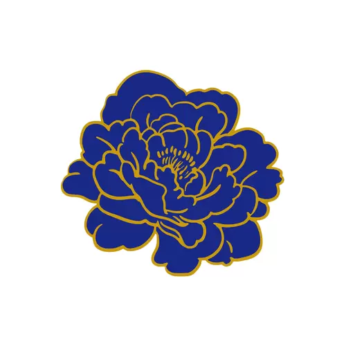 牡丹花插圖素材