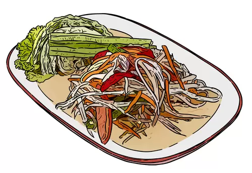 泰國菜-青木瓜沙拉插圖