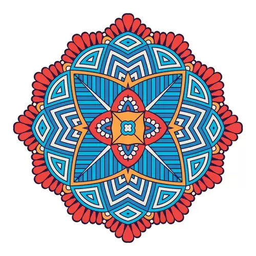 民族服飾圖案插圖素材