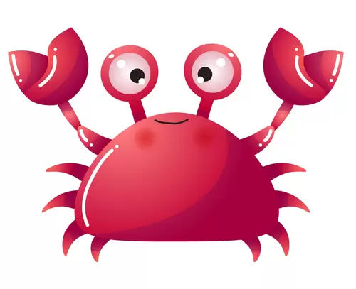 海洋動物-螃蟹插圖