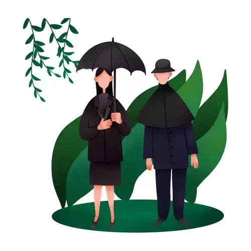 清明節-看望特別的朋友插圖