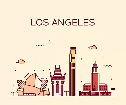 全球城市印象-洛杉磯插圖