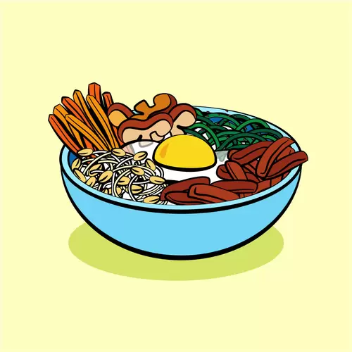 各地美食-拌飯插圖