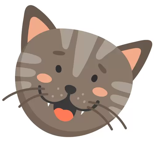 動物頭像-貓咪-驚喜插圖