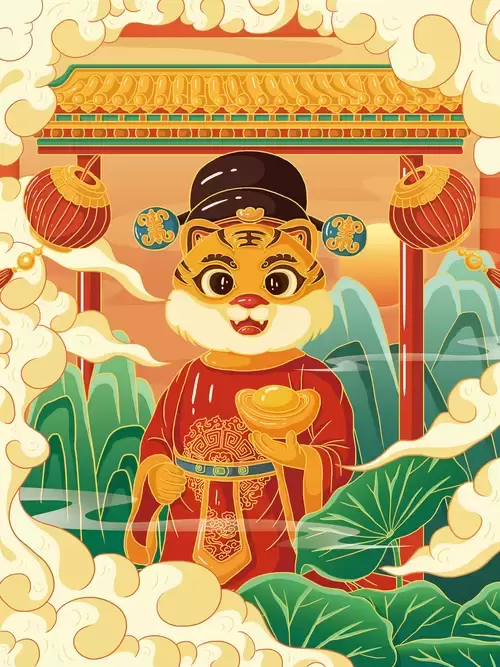 新年賀卡插圖