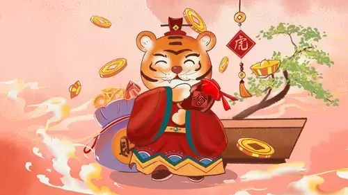 新年賀卡插圖