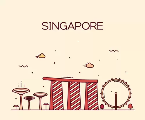 全球城市印象-新加坡插圖