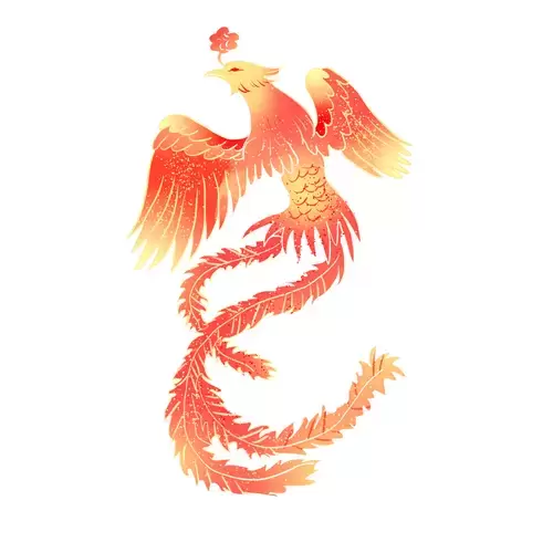 鳳凰插圖素材
