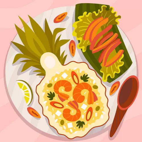 各地美食-炒飯插圖
