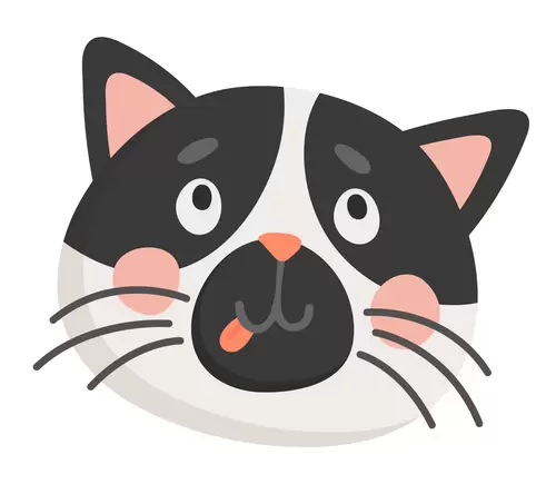 動物頭像-貓咪-幻想插圖