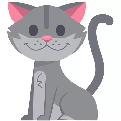 卡通動物-貓咪插圖素材